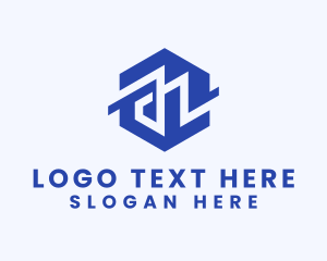 Geometric Modern Letter N  logo