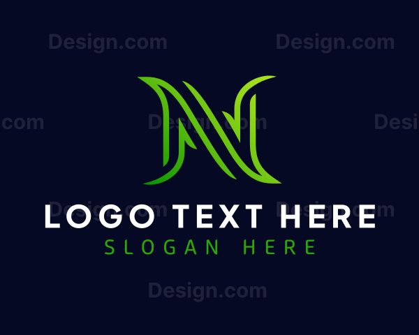 Creative Business Letter N Logo