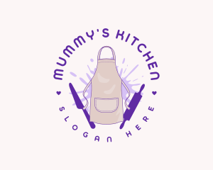 Kitchen Apron Baker logo design