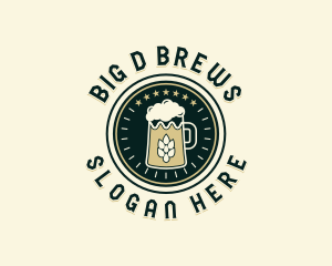 Craft Beer Brewing logo design