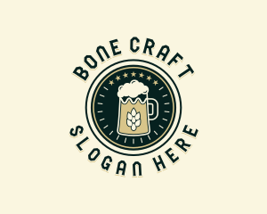 Craft Beer Brewing logo design