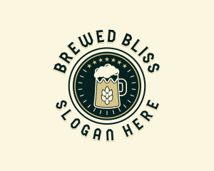 Craft Beer Brewing logo design