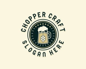 Craft Beer Brewing logo design