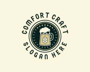 Craft Beer Brewing logo design