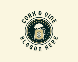 Craft Beer Brewing logo design