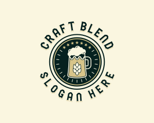 Craft Beer Brewing logo design