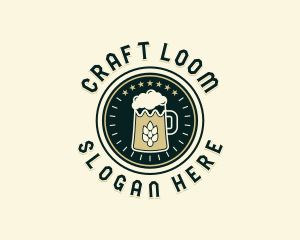 Craft Beer Brewing logo design