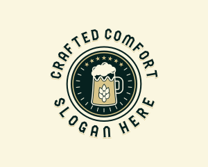 Craft Beer Brewing logo design