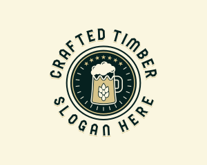 Craft Beer Brewing logo design