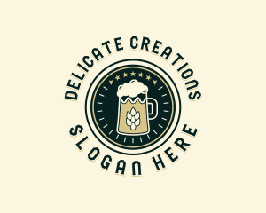 Craft Beer Brewing logo design