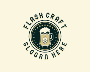 Craft Beer Brewing logo design