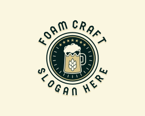 Craft Beer Brewing logo design