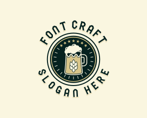 Craft Beer Brewing logo design