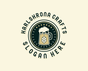 Craft Beer Brewing logo design