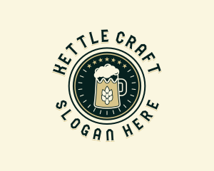 Craft Beer Brewing logo design