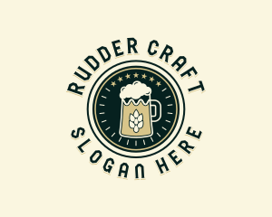 Craft Beer Brewing logo design