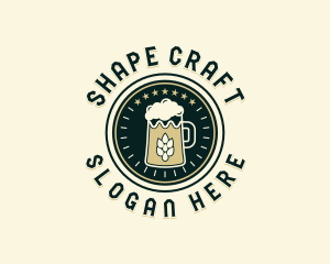 Craft Beer Brewing logo design