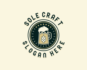 Craft Beer Brewing logo design