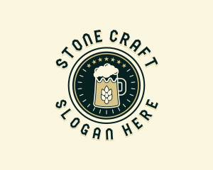 Craft Beer Brewing logo design