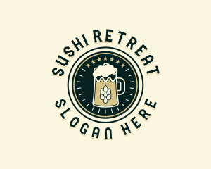 Craft Beer Brewing logo design