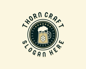 Craft Beer Brewing logo design