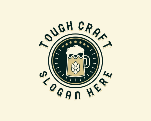 Craft Beer Brewing logo design