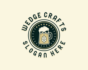 Craft Beer Brewing logo design