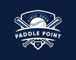 Sport Baseball Shield Logo