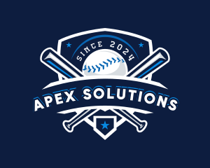 Sport Baseball Shield logo design