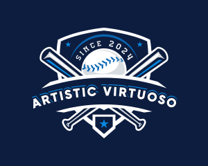 Sport Baseball Shield logo design