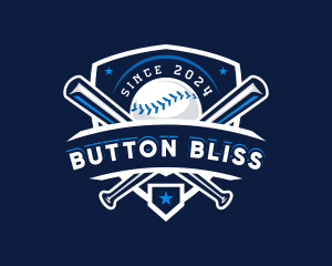 Sport Baseball Shield logo design