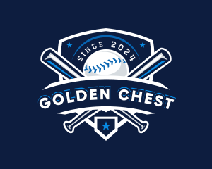 Sport Baseball Shield logo design