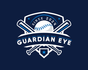 Sport Baseball Shield logo design