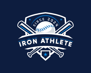 Sport Baseball Shield logo design