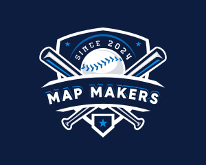 Sport Baseball Shield logo design