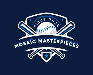 Sport Baseball Shield logo design