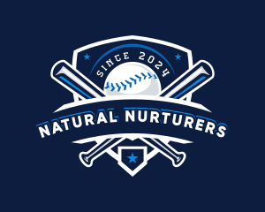 Sport Baseball Shield logo design