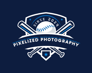 Sport Baseball Shield logo design