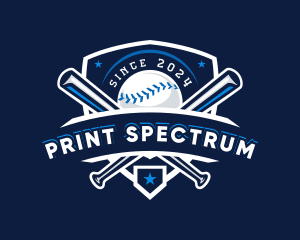 Sport Baseball Shield logo design