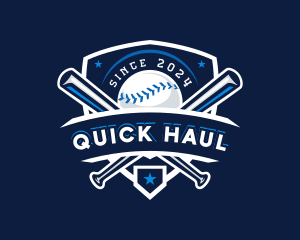 Sport Baseball Shield logo design