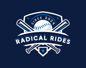 Sport Baseball Shield logo design