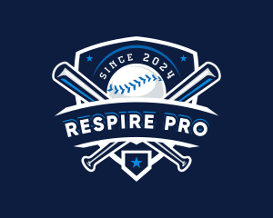 Sport Baseball Shield logo design