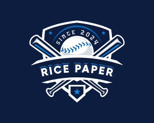 Sport Baseball Shield logo design