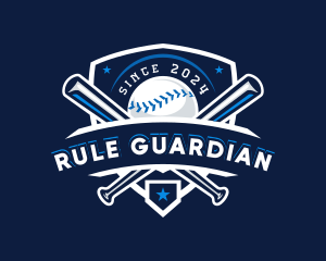 Sport Baseball Shield logo design