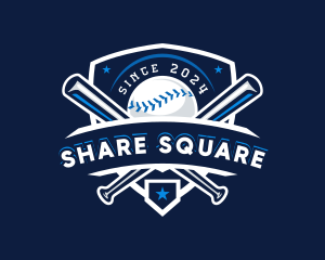 Sport Baseball Shield logo design