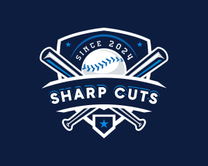 Sport Baseball Shield logo design