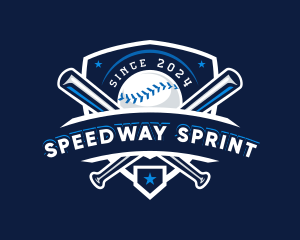 Sport Baseball Shield logo design