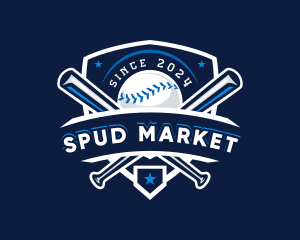 Sport Baseball Shield logo design