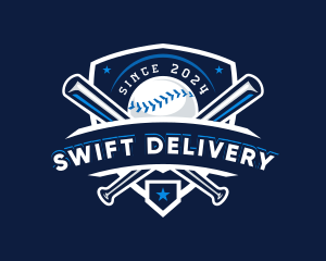 Sport Baseball Shield logo design