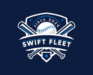 Sport Baseball Shield logo design